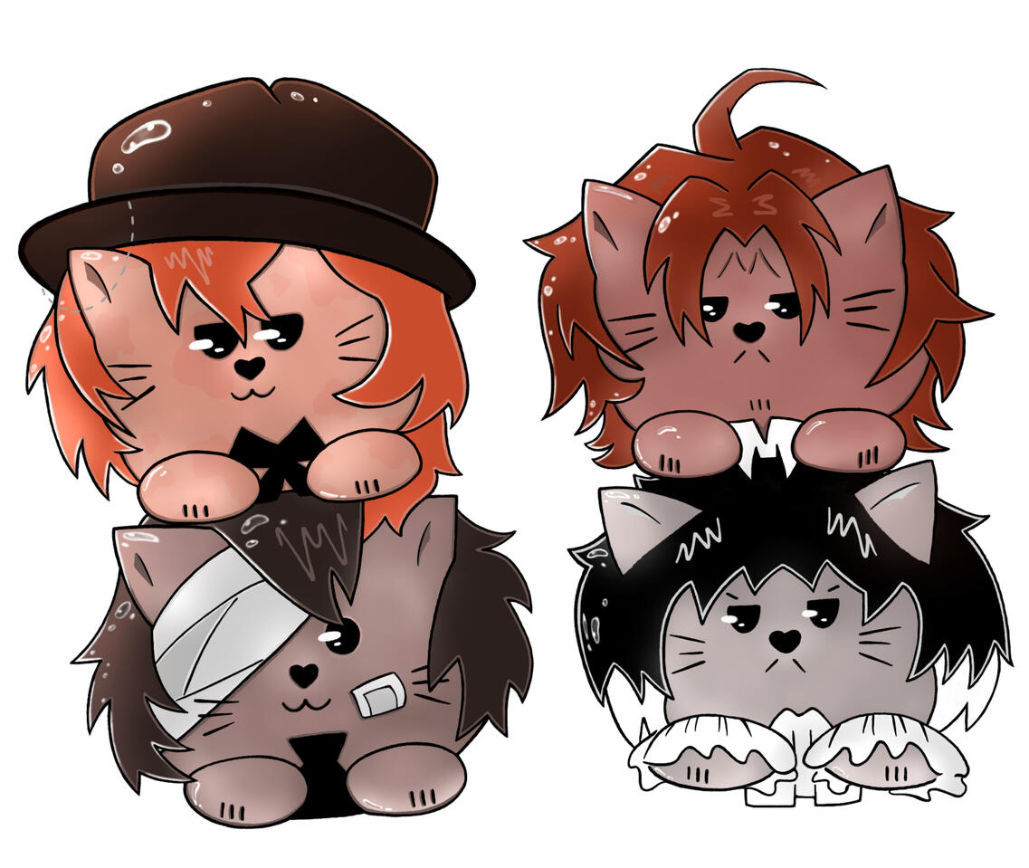 Bungo Chibis, Cupsleeve Design (September 2024)